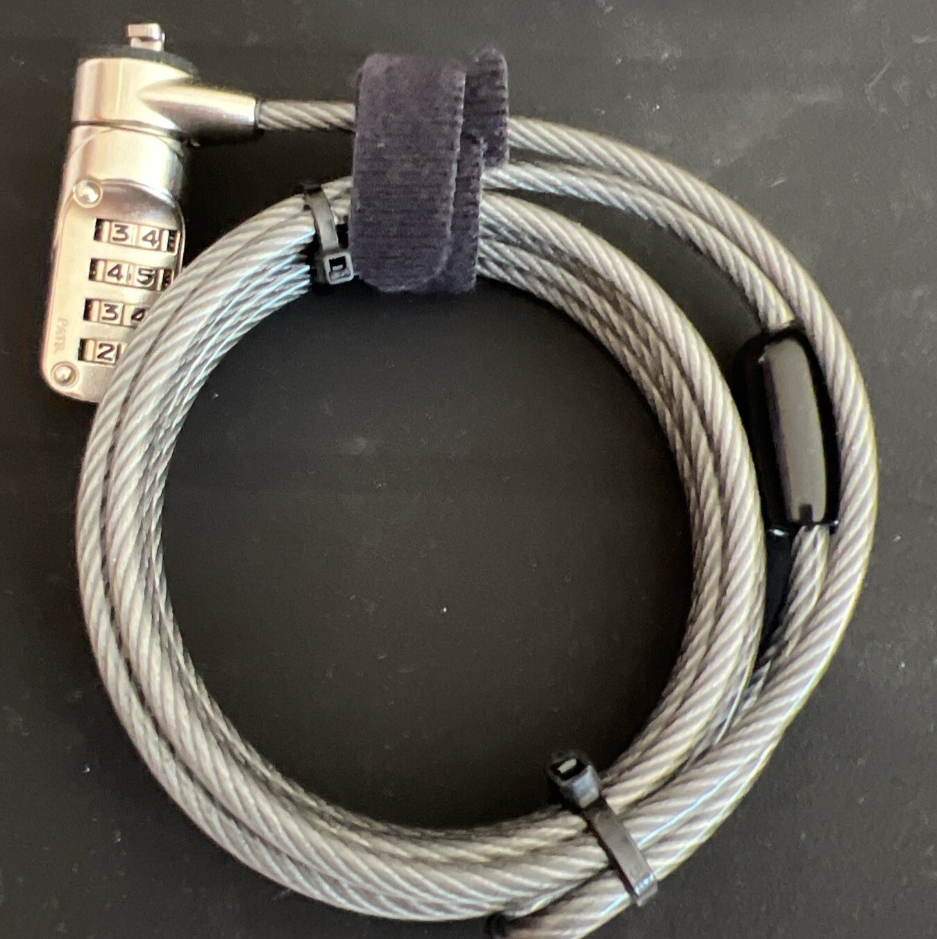 COMBINATION SERIALIZED LAPTOP LOCK MODEL #4119  BY BRENTHAVEN