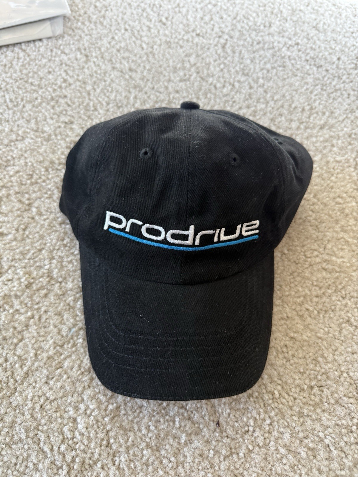 Prodrive Golf Black Hat  With White And Blue Color Rare Vintage NEW