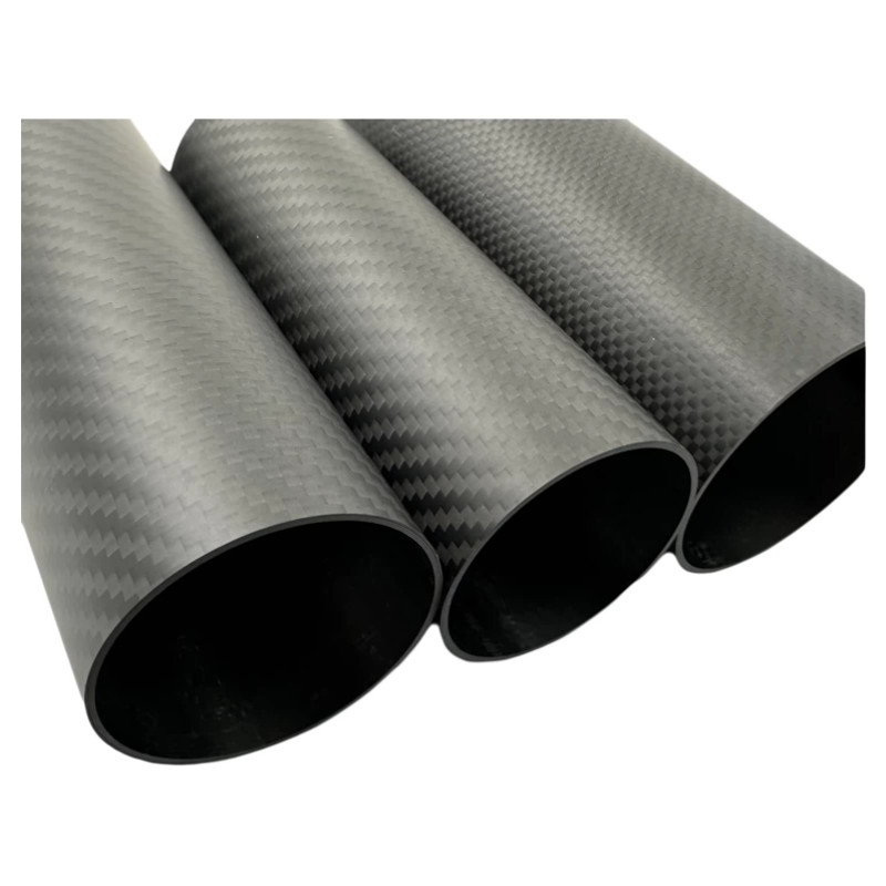 3K Carbon Fiber Tube OD 53mm x ID 47mm 48mm 49mm 50mm 51mm x 500mm Rolled Poles