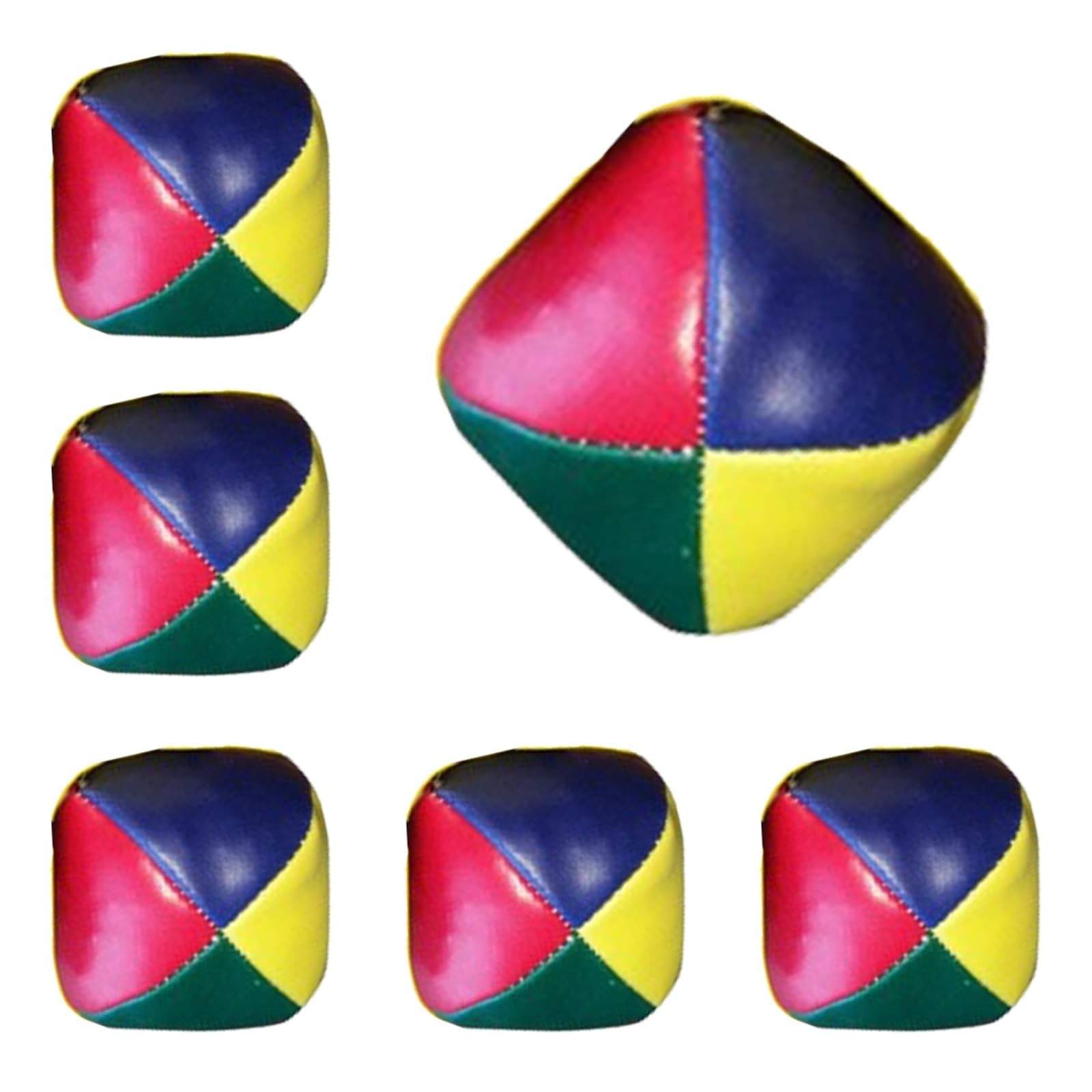 6 Pcs Juggling Balls Set Mini Multi Colored Juggling Ball Game | Beginner Pra...