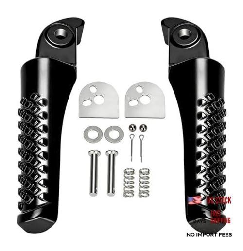 Mini Bike Foot Pegs Kit Replacement for Coleman Minibike CT200U CT200U black