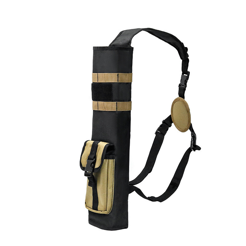 Archery Lightweight Back Arrow Quiver Dual Use Foldable Compact Hip Arrows Bag