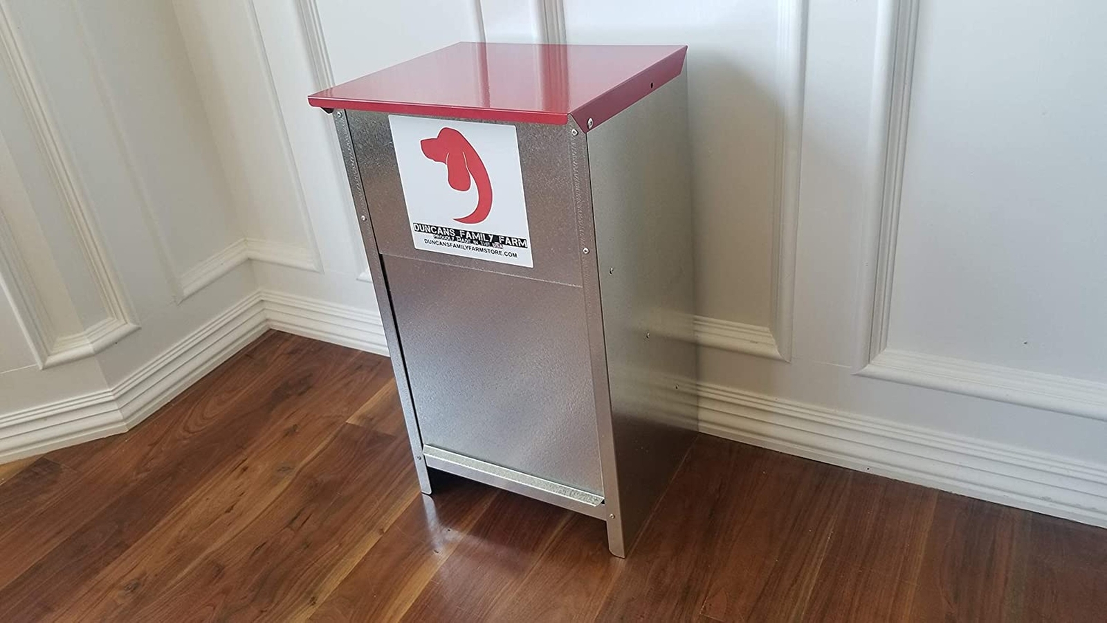 Duncan's Dog Feeder - Galvanized Metal Pet Food Station for Outdoor... Fast Ship
