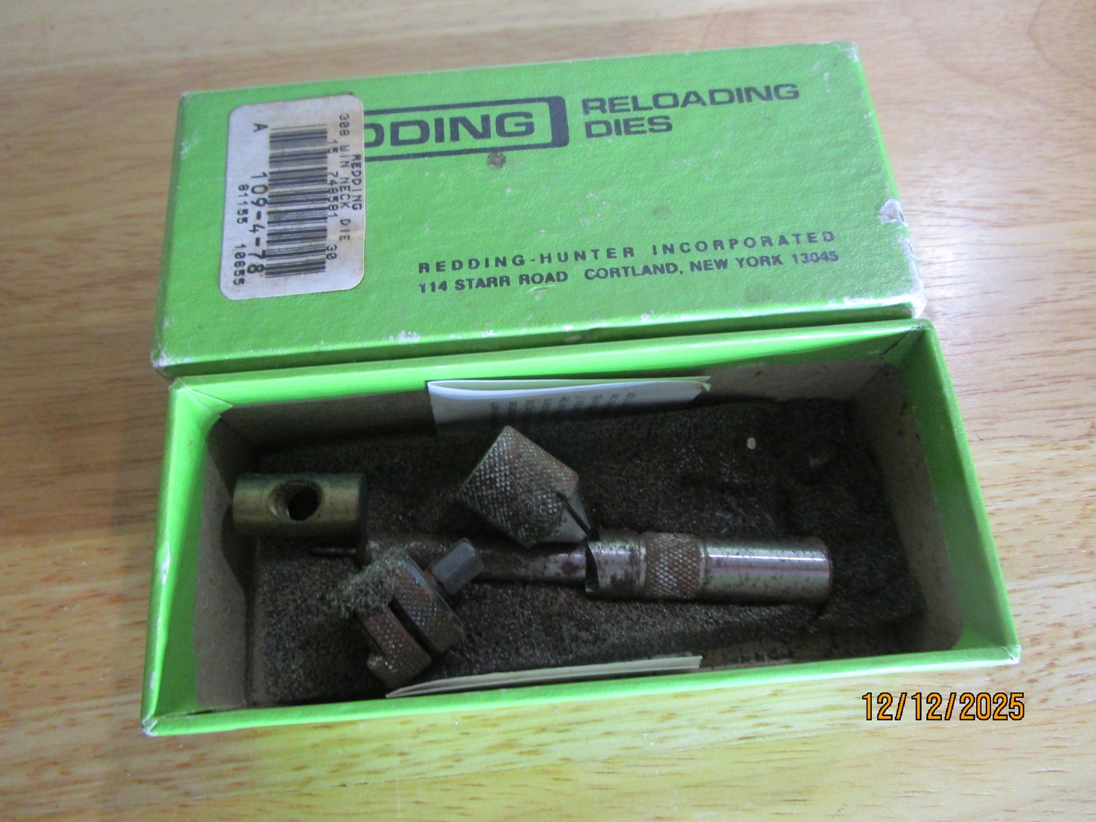 Redding 308 Win Reloading Neck Dies Model 109-4-78
