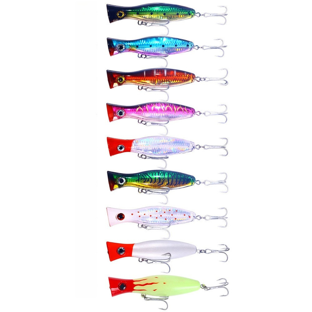 41g Saltwater Fishing Lure Popper Topwater Hard Bait for Surface Attraction