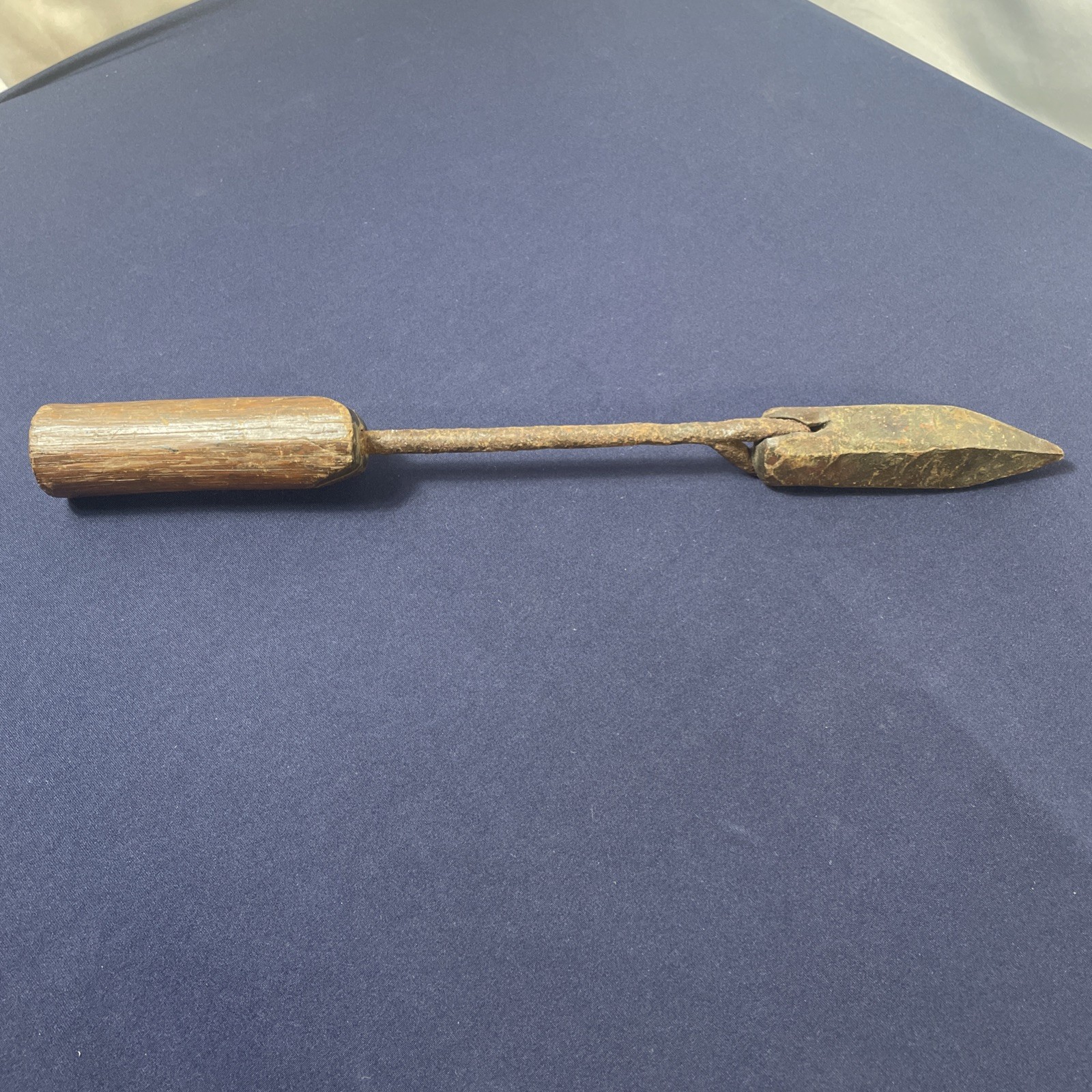 LARGE OLD ANTIQUE COPPER SOLDERING IRON
