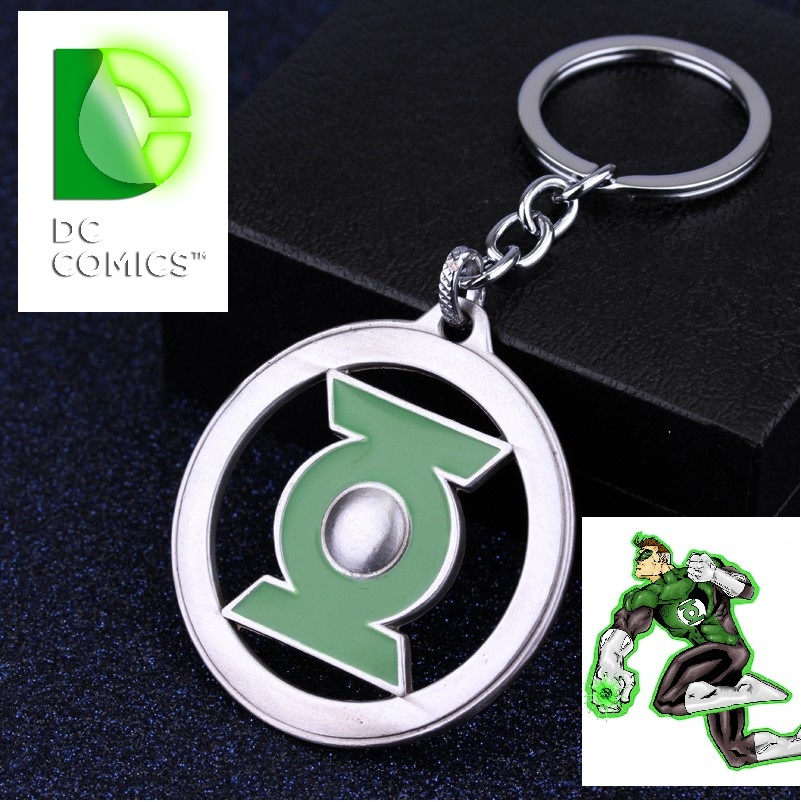GREEN LANTERN LOGO BRIGHTEST DAY KEY CHAIN NEW COSPLAY