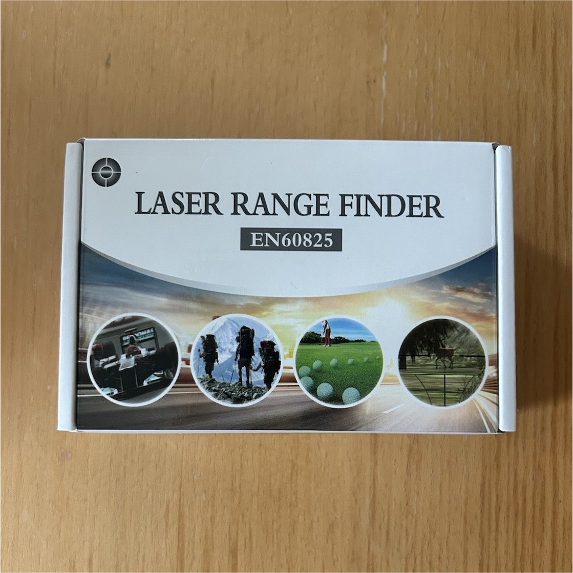 Kipwochin PRO.X6 Laser Range Finder EN60825 Black Golf with Carrying Case
