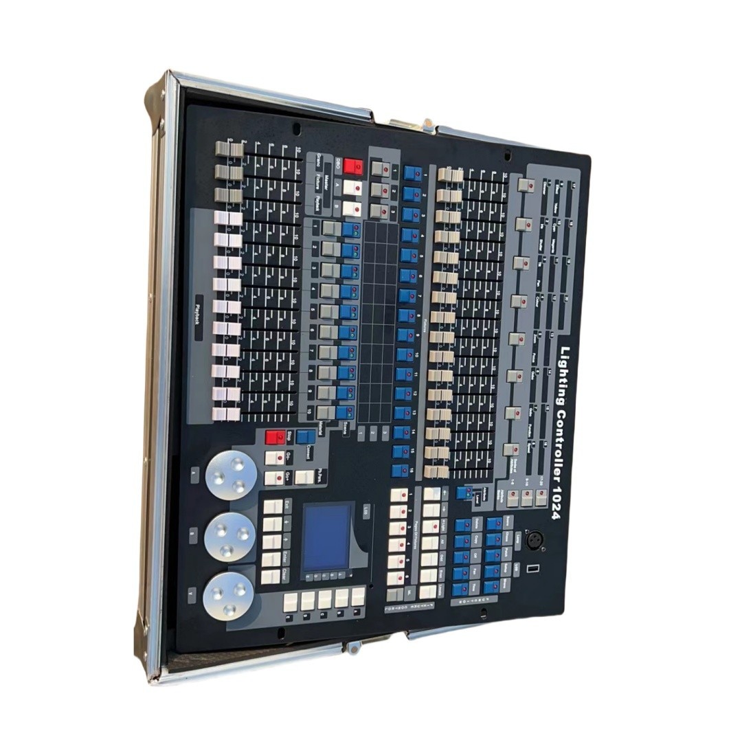 US DMX Console 1024 DMX Controller W/fly case For moving head /par/bar light