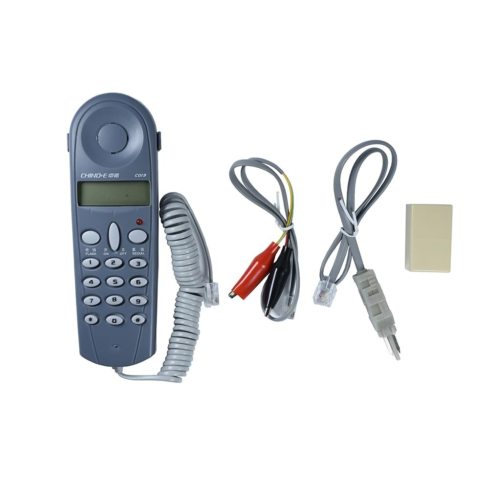Telephone Phone Line Network Cable Tester Lineman Tool - Test Se