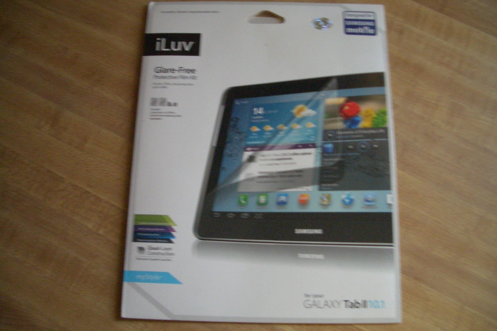 2 -films i Luv Glare-Free Protective Film kit for GALAXY Tab 2 10.1", NEW