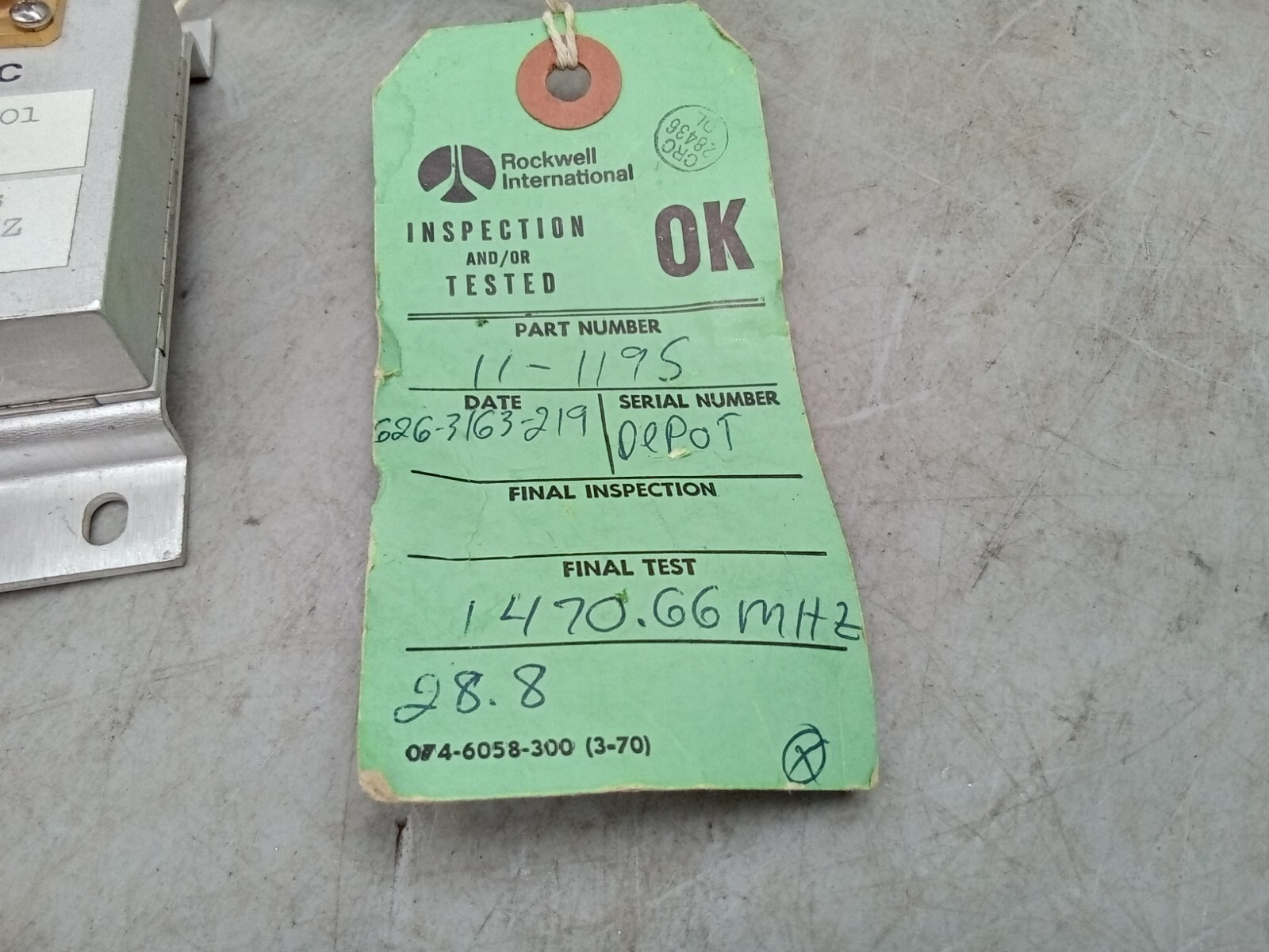 5 QTY COLLINS / UHF AMP / - FILTER - MODULE ????