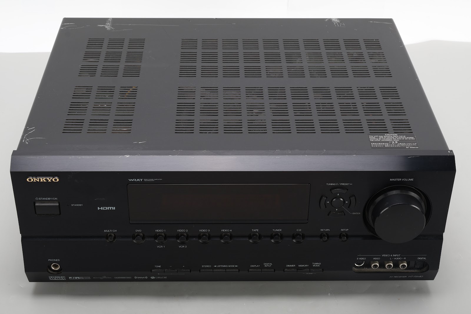 Onkyo HT-R640 5.1-Channel Home Theater AV Receiver - Fair Condition