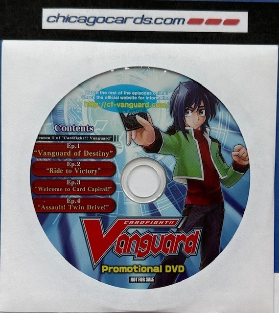 Collectible Cardfight Vanguard Promotional DVD Brand New Never Used