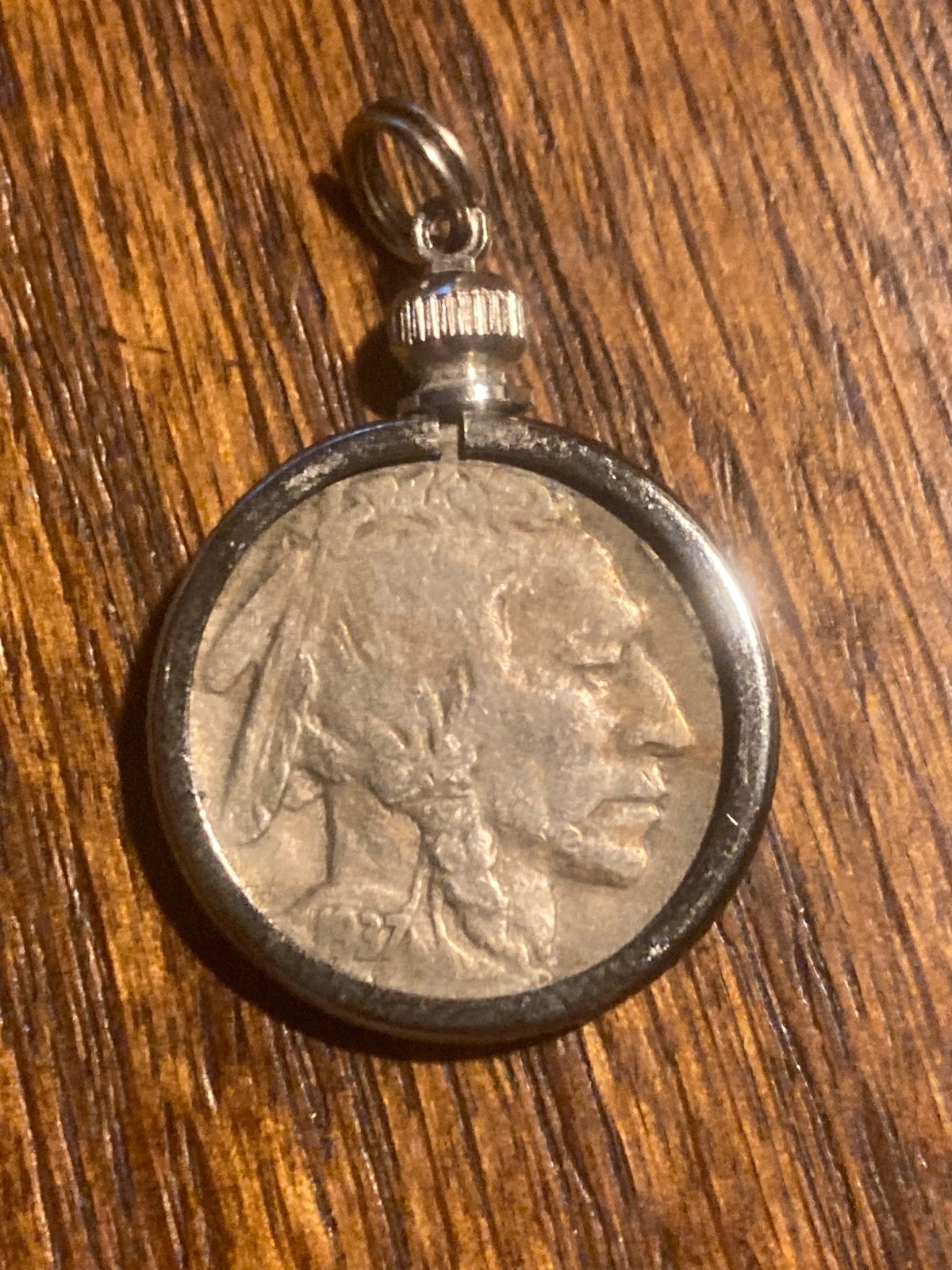Buffalo Indian Head Nickel Coin Jewelry Pendant Charm Vintage Antique
