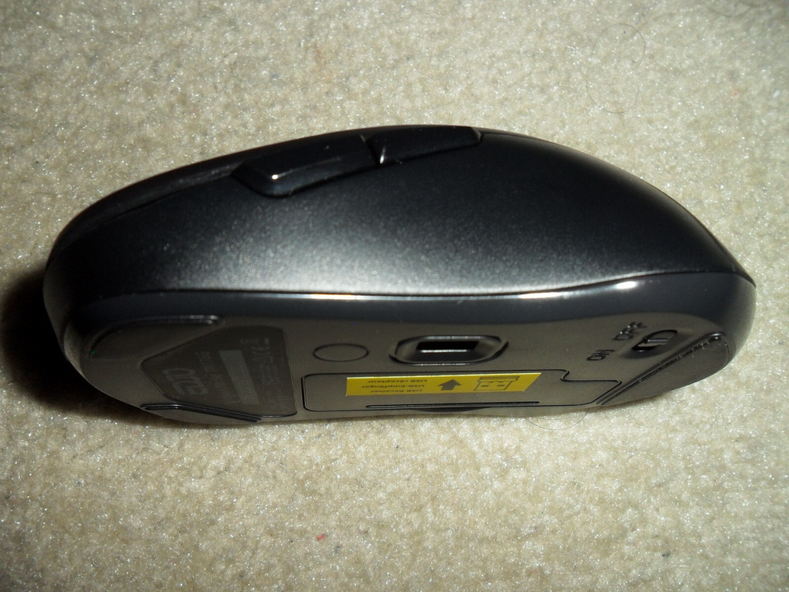 EDJO TM176G Black 6-Buttons USB Scroll Wheel Wireless Mouse For PC & Laptop