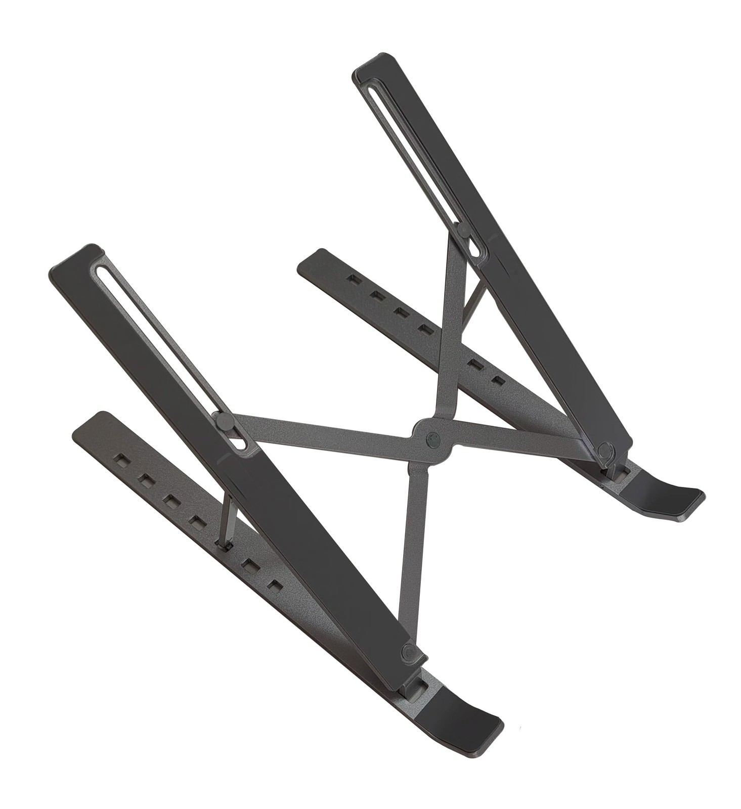 Aluminum Alloy Not ABS Notebook Stand,Portable All Silicone Laptop Black