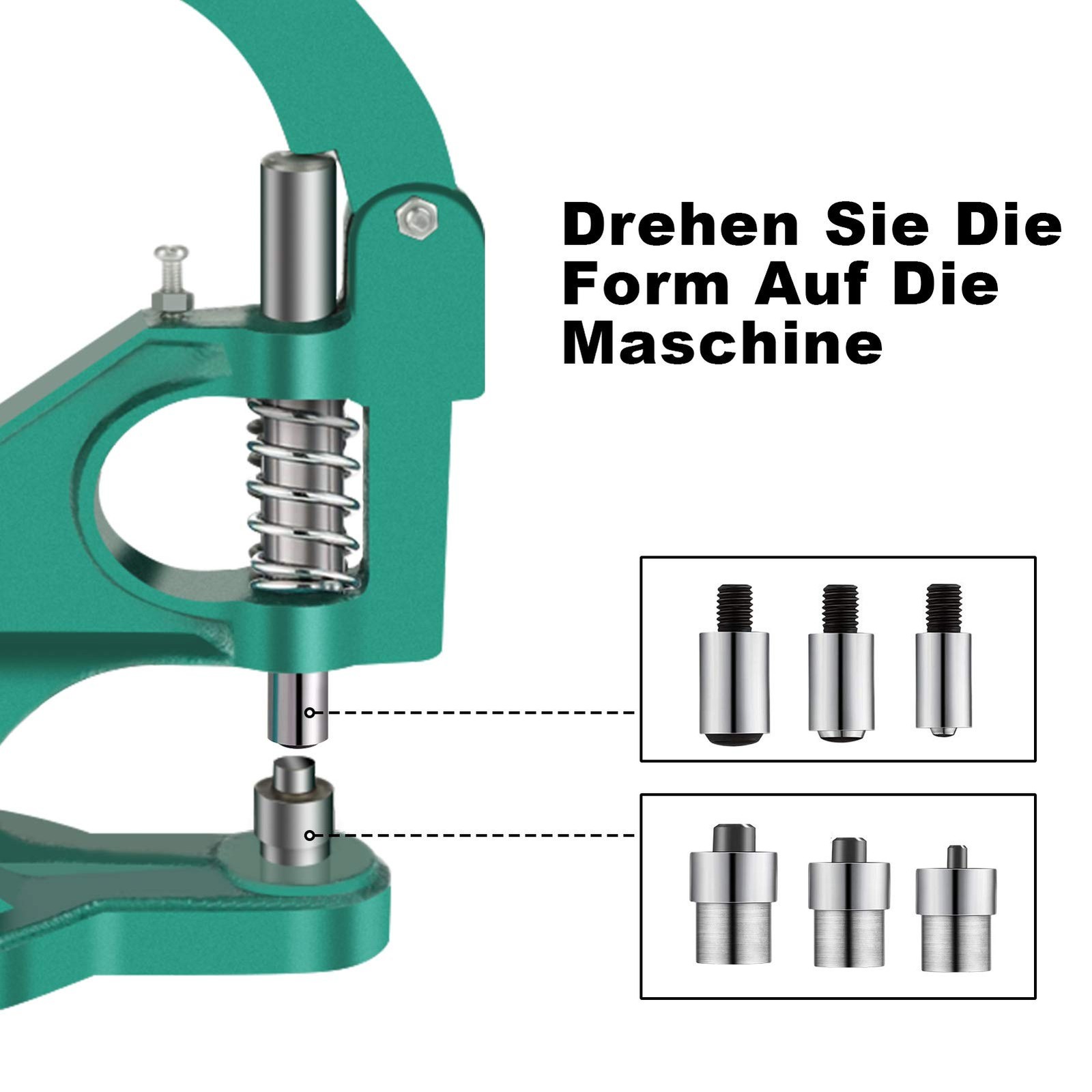 Eyelet Pliers Set Riveter Machine Eyelet Press Eyelet Machine Professional Rivet...