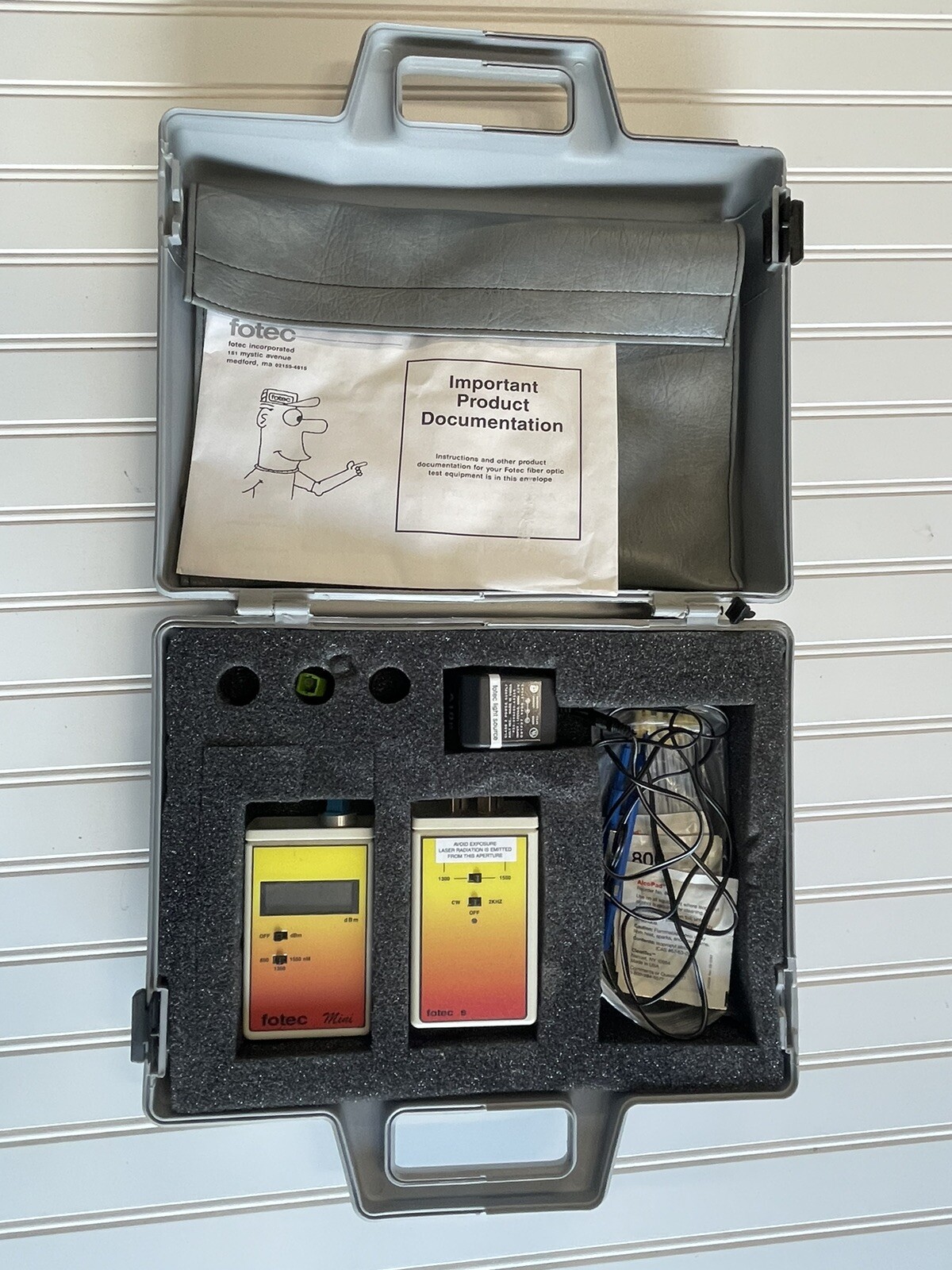 Fotec Mini Fiber Optic Test Kit Power Meter M712A S797-262 1310nM & 1550nM
