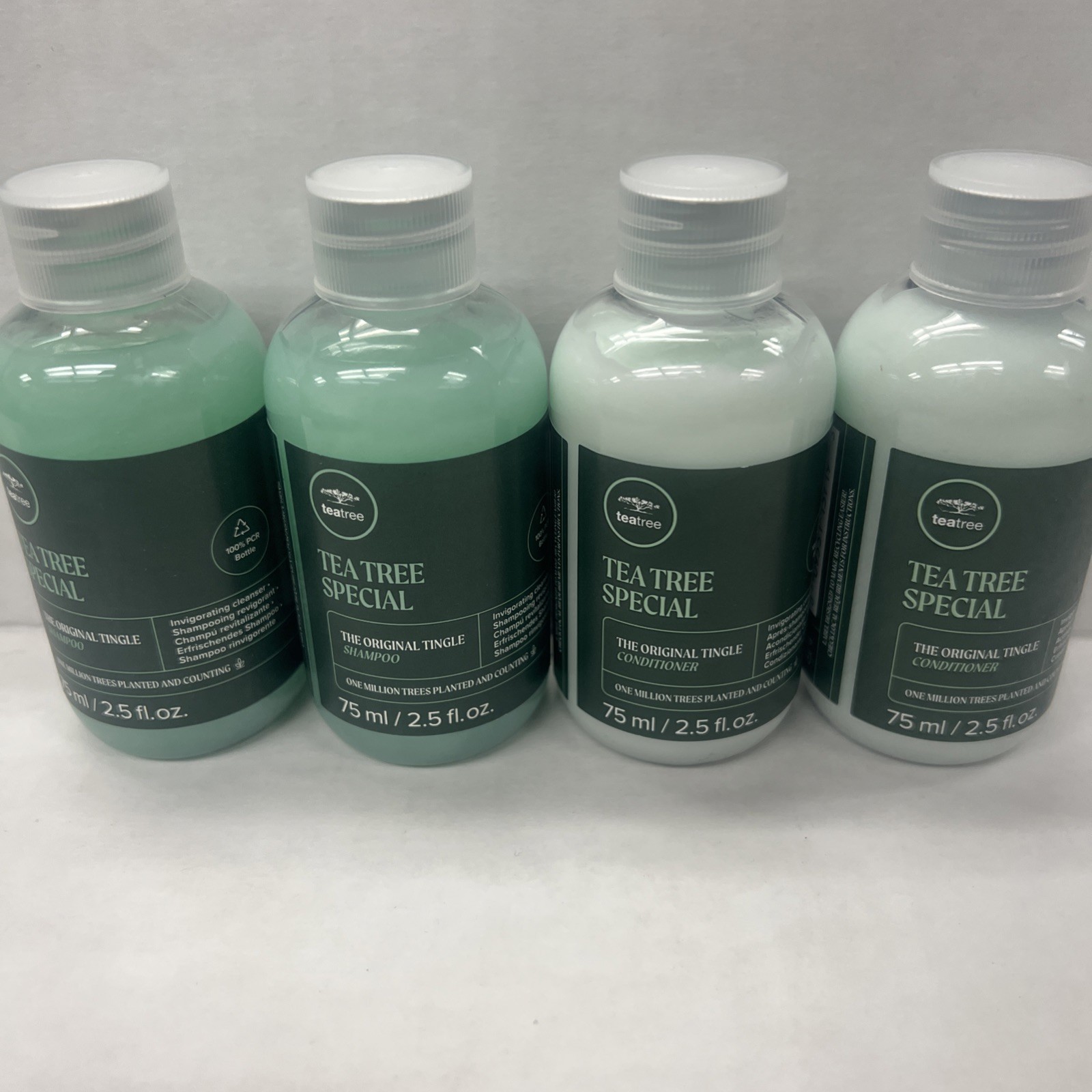 Lot Of 2 Ea Tea Tree SPECIAL Shampoo and Conditioner Travel Size 2.5 fl oz - NEW