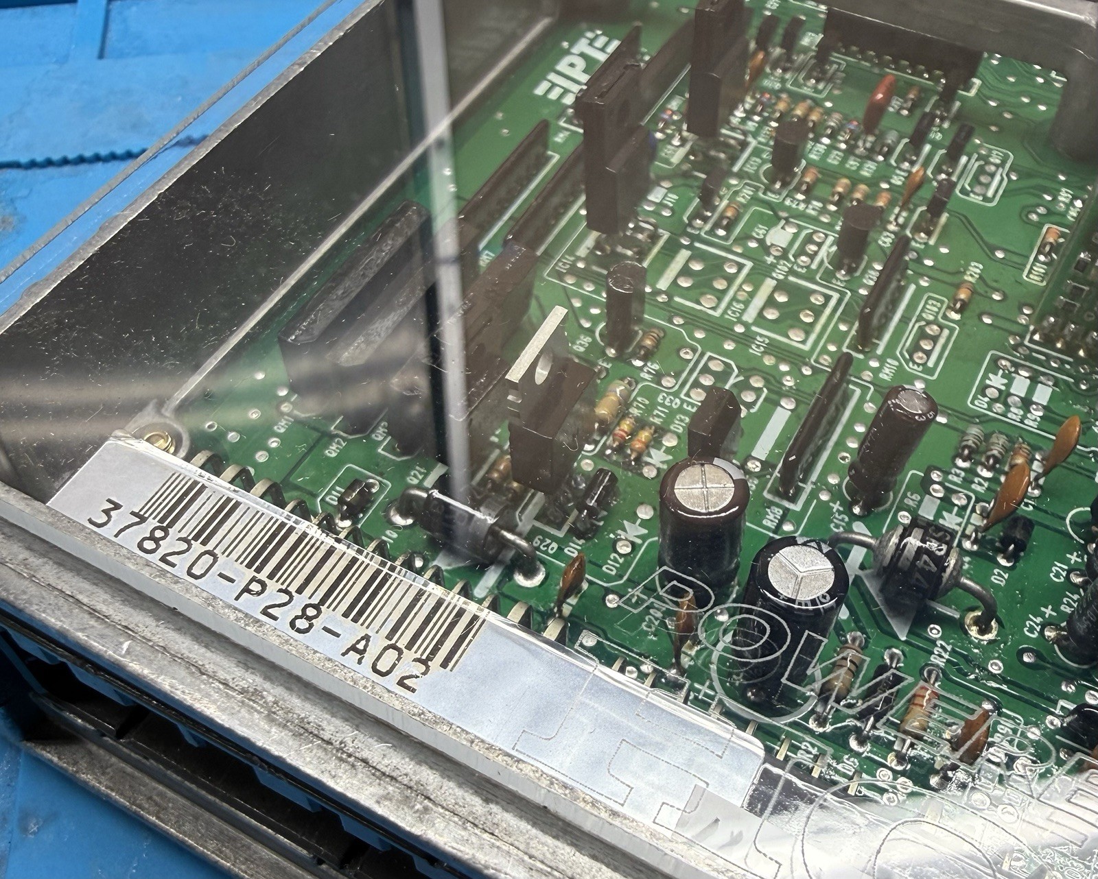 OEM P28 Honda Ecu With Boost By Gear, (BBG) sst Chip Adapter And Clear Cover !