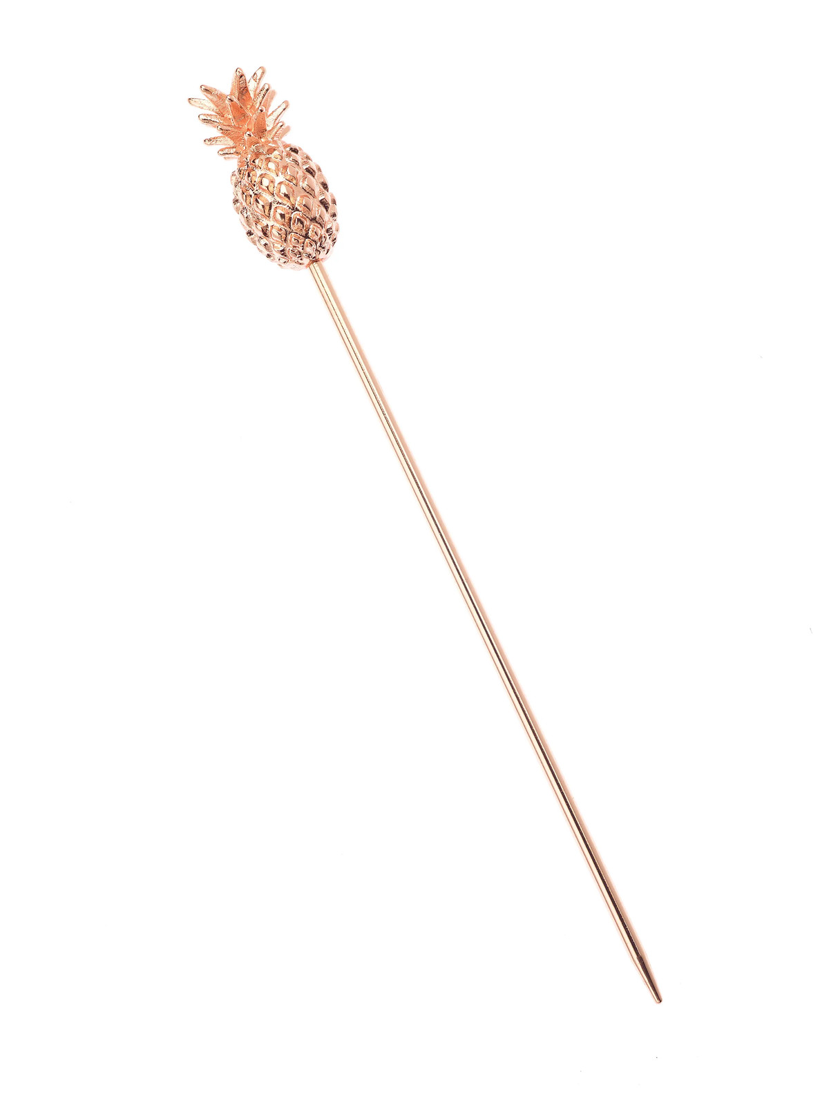 Mercer Culinary Barfly 4.38" Copper-Plated Cocktail Picks w/ Pineapple Top