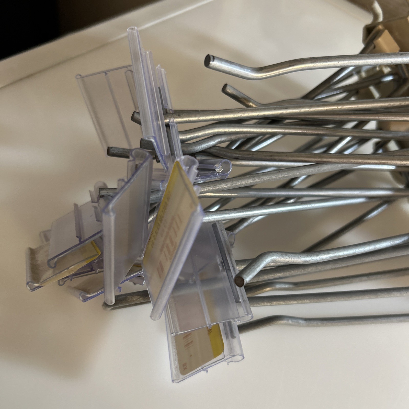 Peg Board Hook Arms 15 Piece Pre-Owned zbc