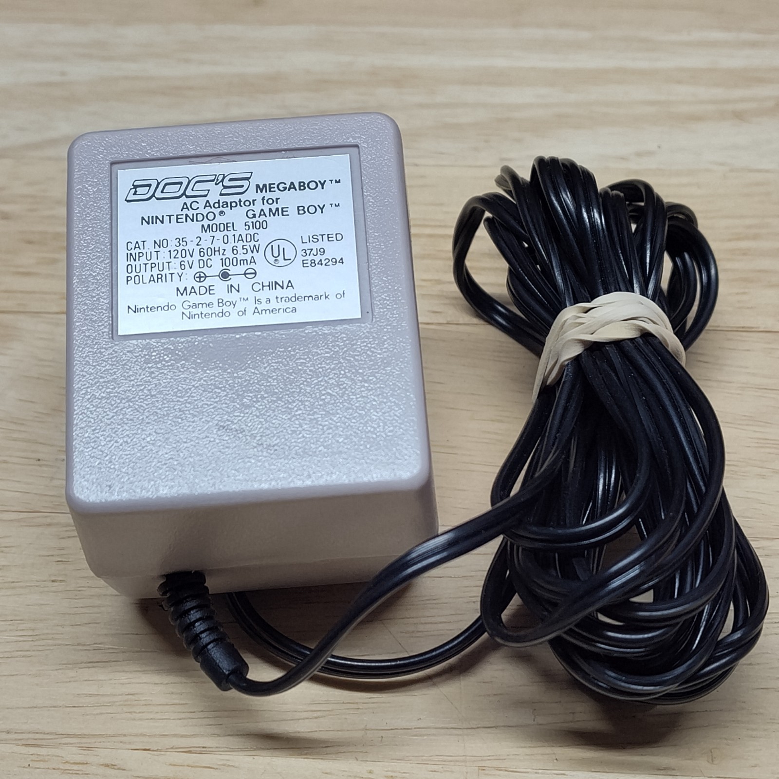 Doc's Megaboy model 5100 AC adapter for Nintendo Gameboy