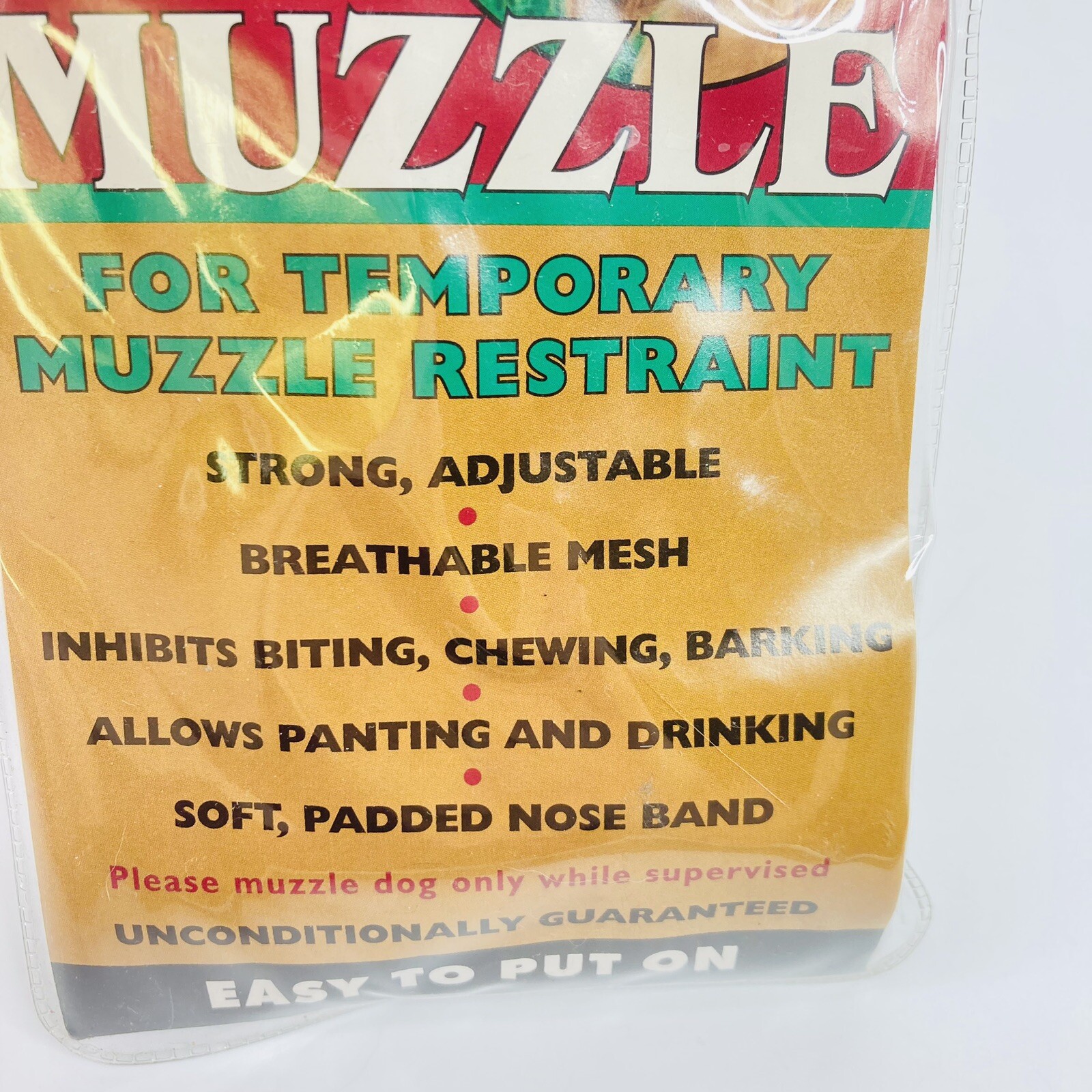 Adjustable Dog Mesh Muzzle NEW Size 4 24-48 lbs Inhibits Biting Chewing Barking