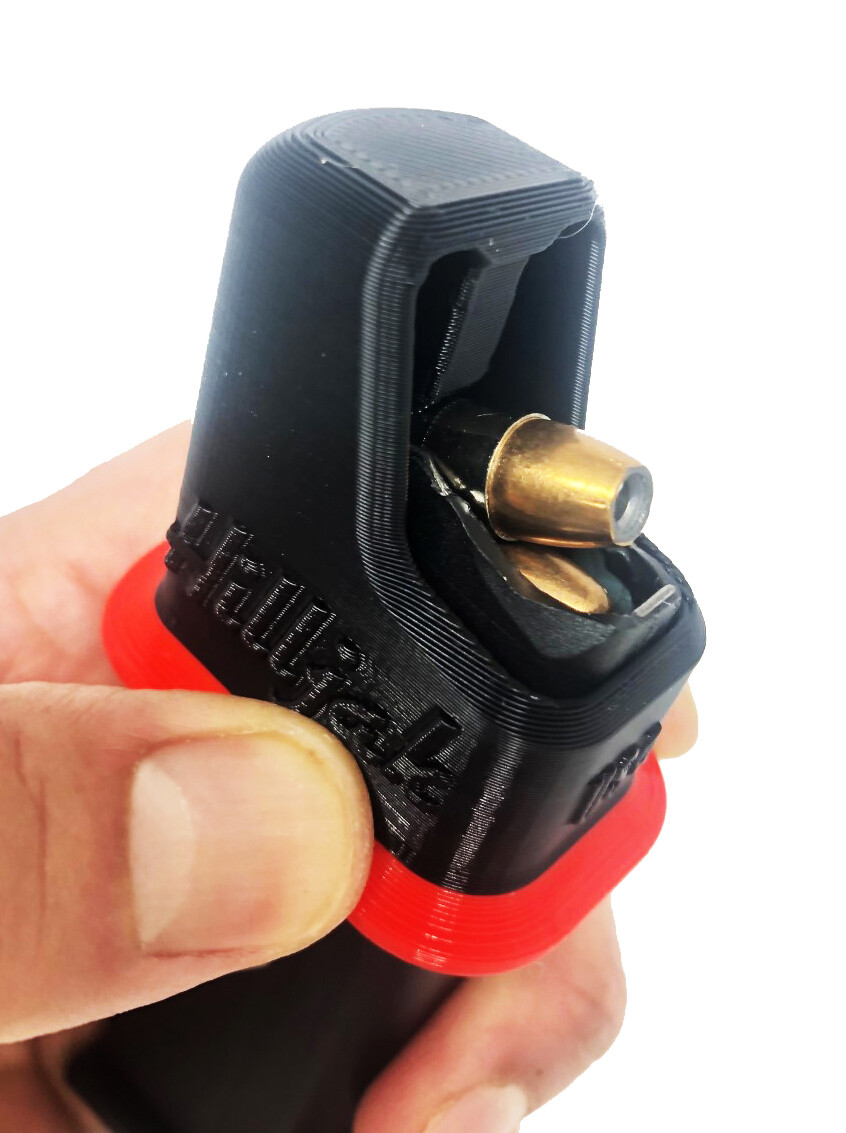 Glock 43X 48 Magazine Loader Speed Loader Hilljak Quickie Loader QL9GX RedStripe