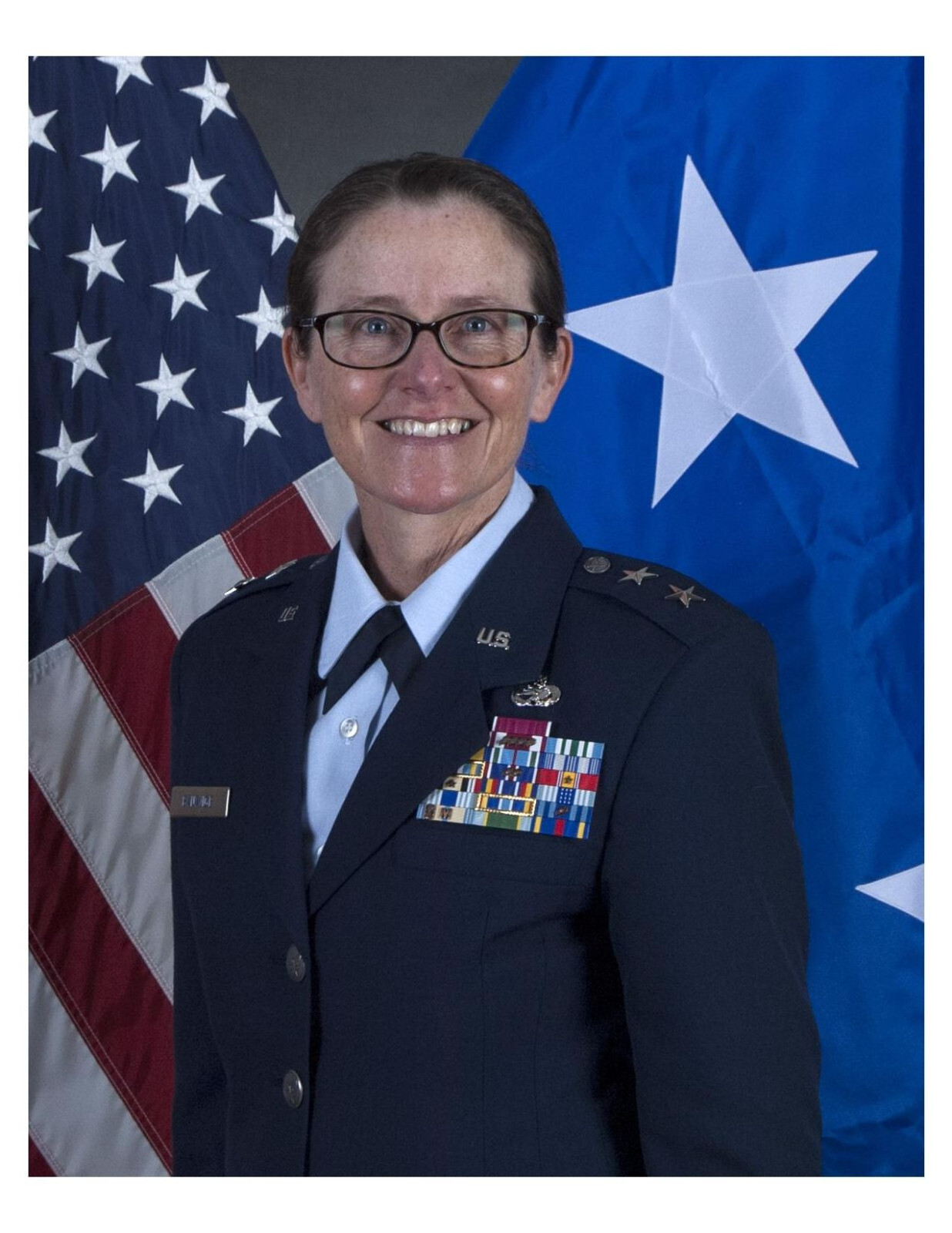 United States Air Force General Maureen G. Banavige 8x10 Photo On 8.5" x 11"