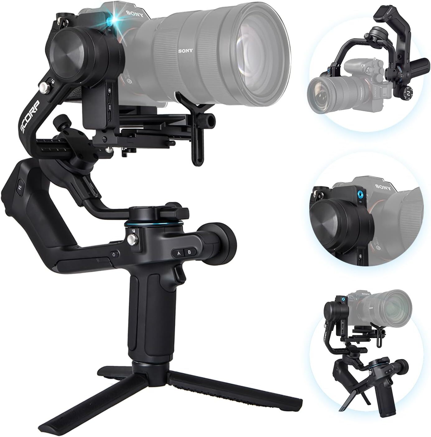 FeiyuTech SCORP 2 Camera Gimbal Stabilizer - Used | AI Tracking Module