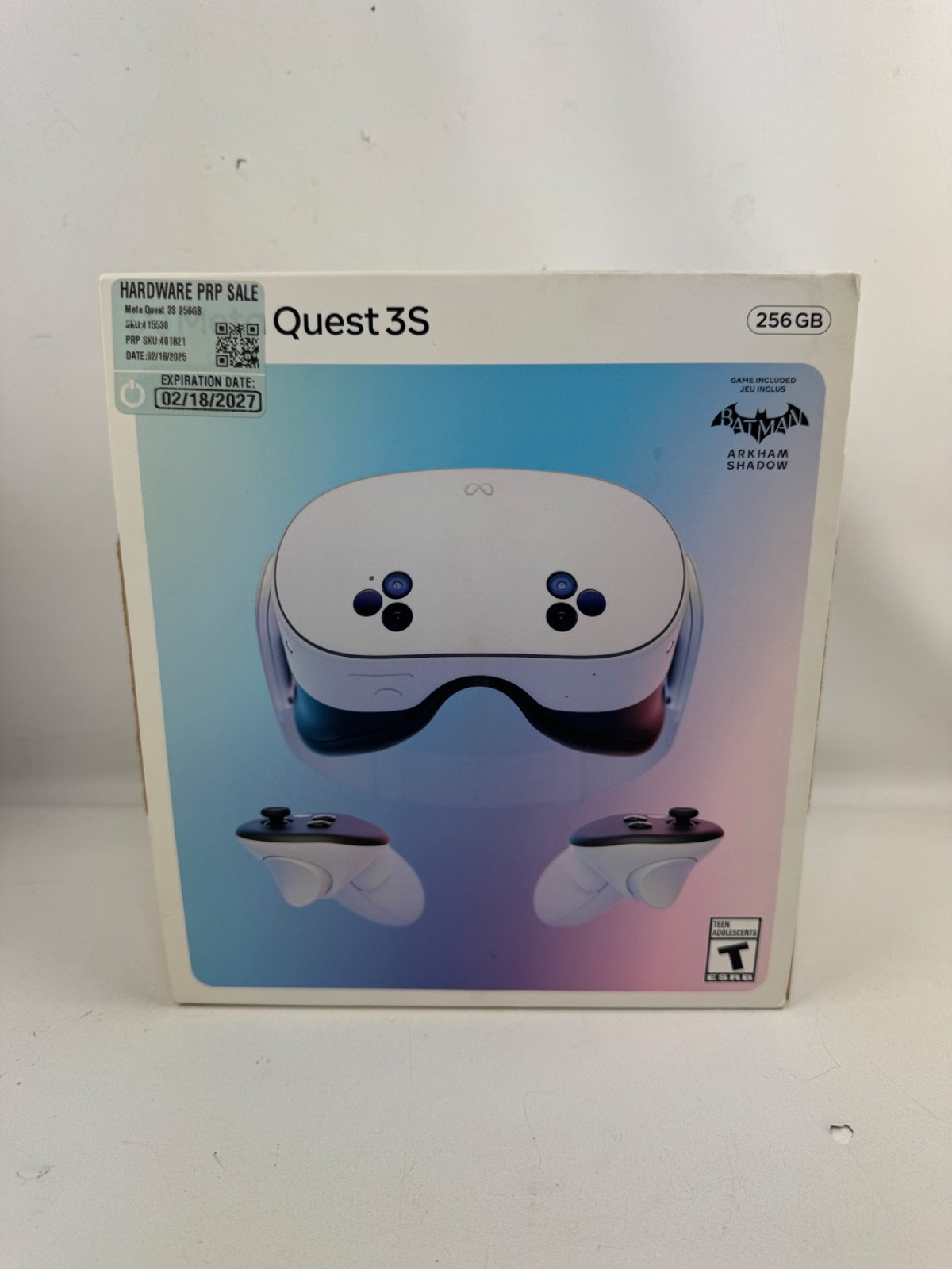 Meta Quest 3S 256gb Box w/ Inserts and Glass Spacer Only