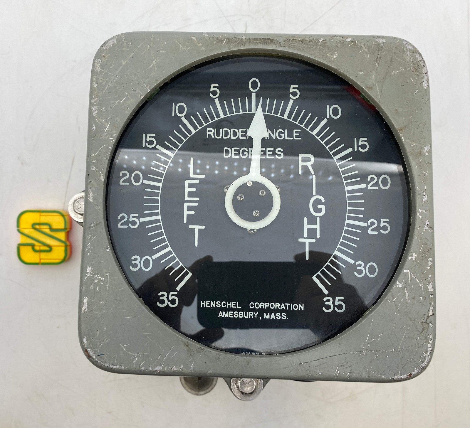 Henschel AX-57-3 Rudder Angle Indicator (Used)