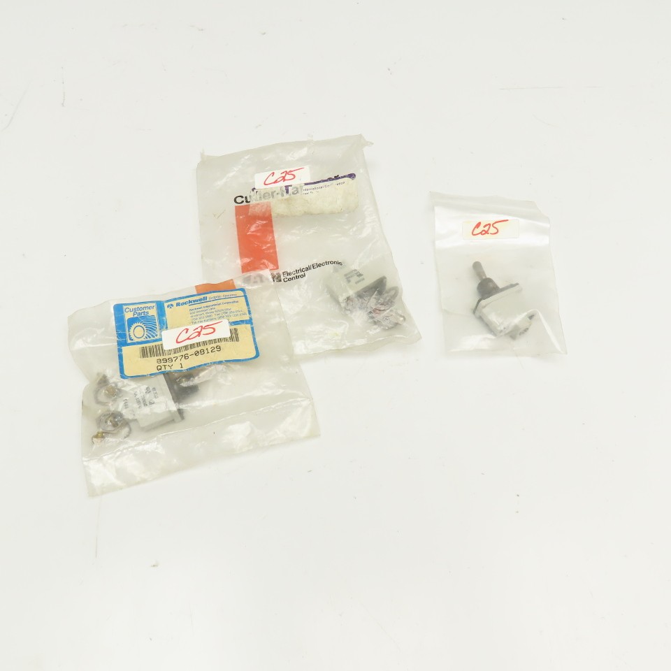 Cutler Hammer 8526K5 125/250VAC Momentary Contact Toggle Switch Lot Of 3