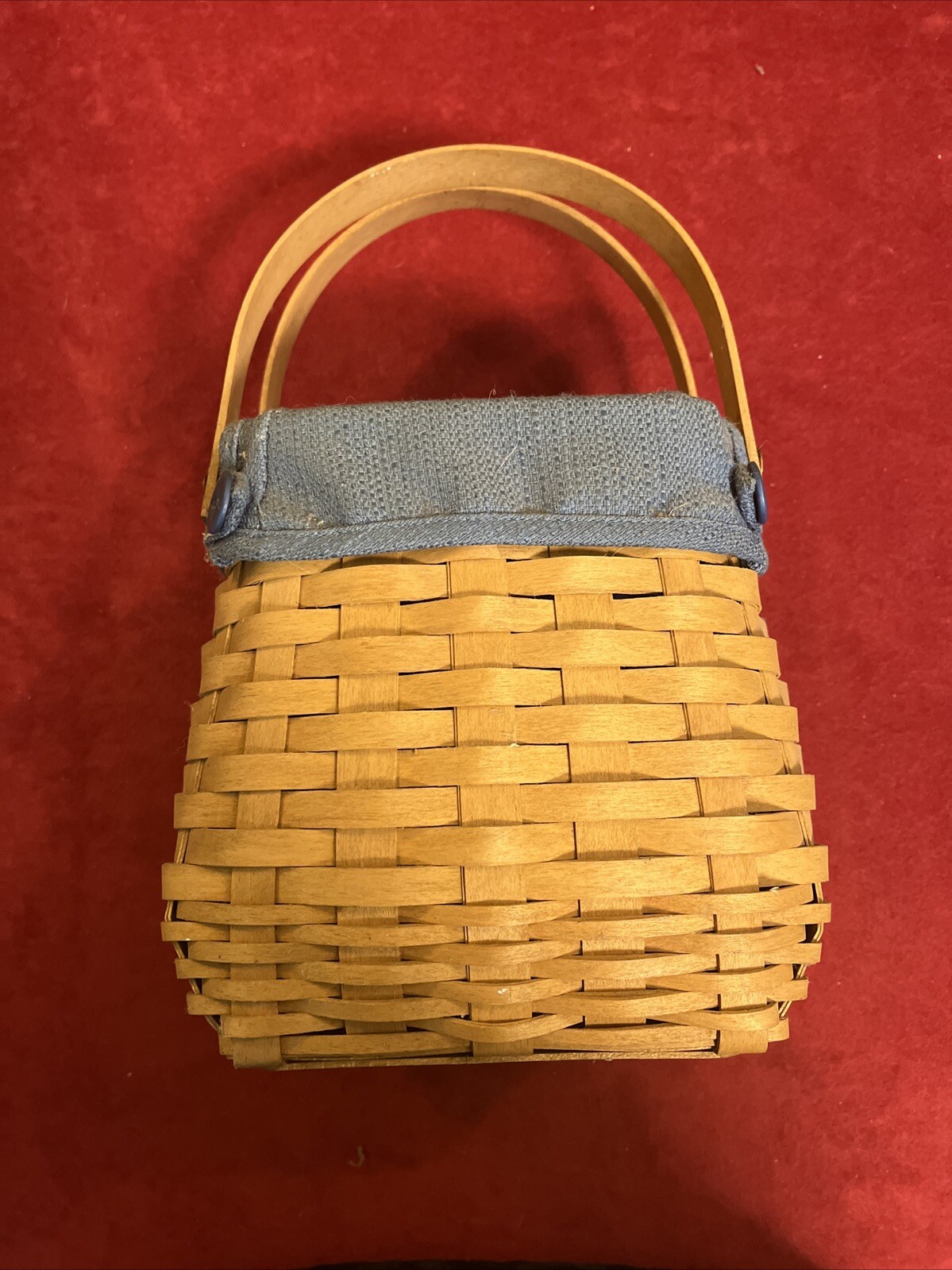 Longaberger 2003 Carrier 7 Inch Deep & Liner