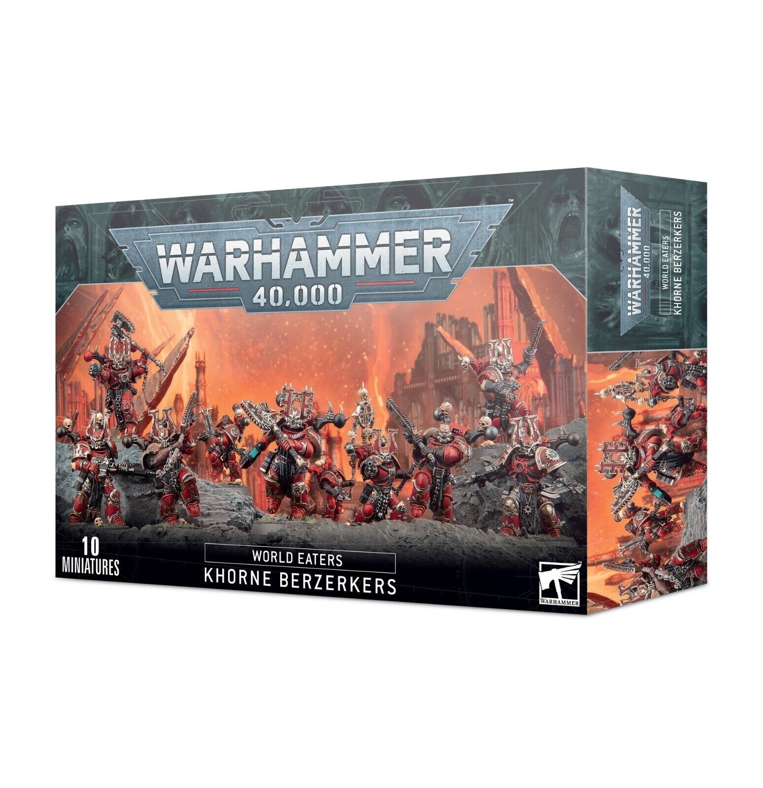 Warhammer 40k World Eaters Khorne Berzerkers Chaos Space Marines - NEW IN BOX -