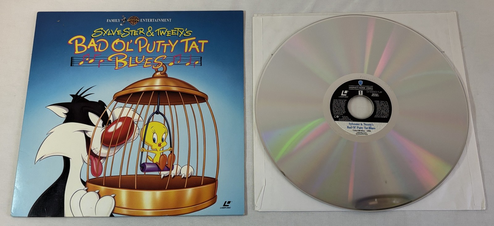 Laserdisc ~ Sylvester & Tweety's BAD OL' PUTTY TAT BLUES