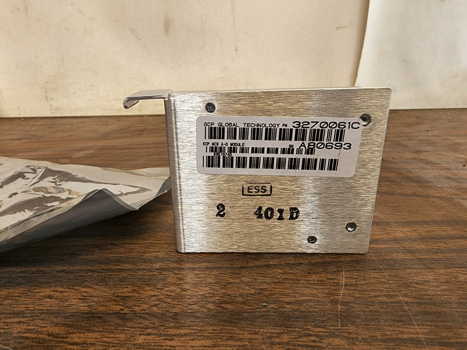 SCP Global Technologies 3270061C Controller MCS A-D Module