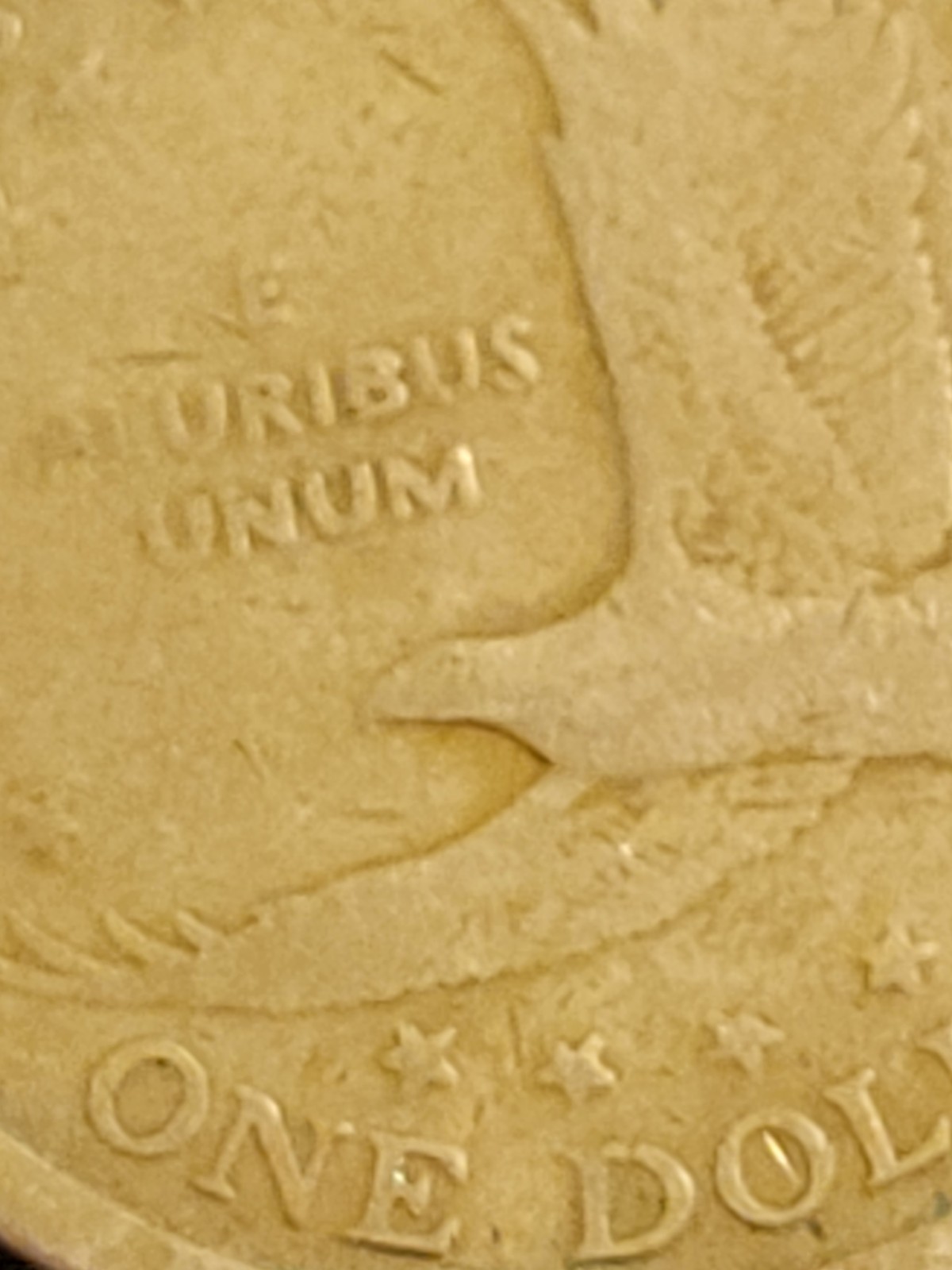 This Sacagawa 2007 Dollar Coin Error.