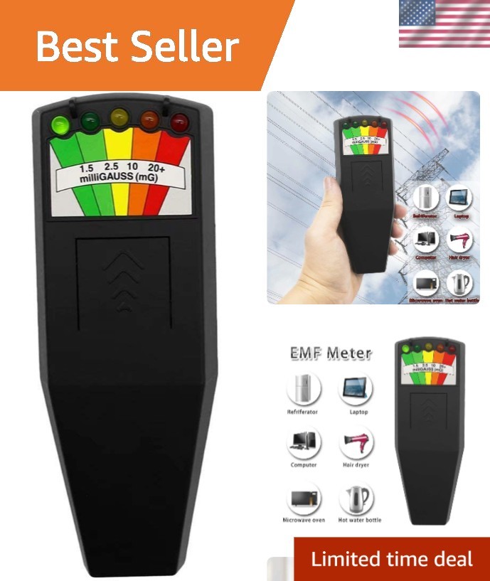 High-Sensitivity EMF Meter: Ghost Hunting and Home Safety Radiation Detector