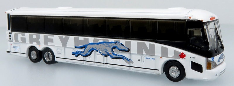 MCI D4505 Motorcoach: Greyhound Shadow Trim 1:160 (N Scale)