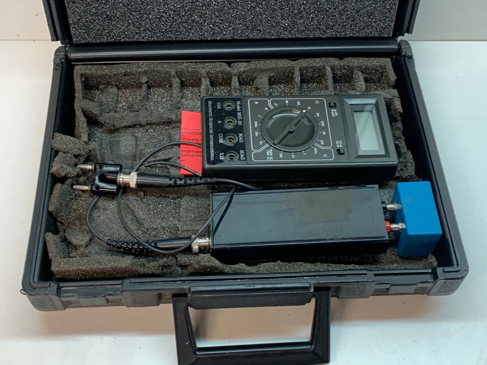 Magnetic Sciences MSI-20 Multi Meter with MAG CHECK Guassmeter Converter
