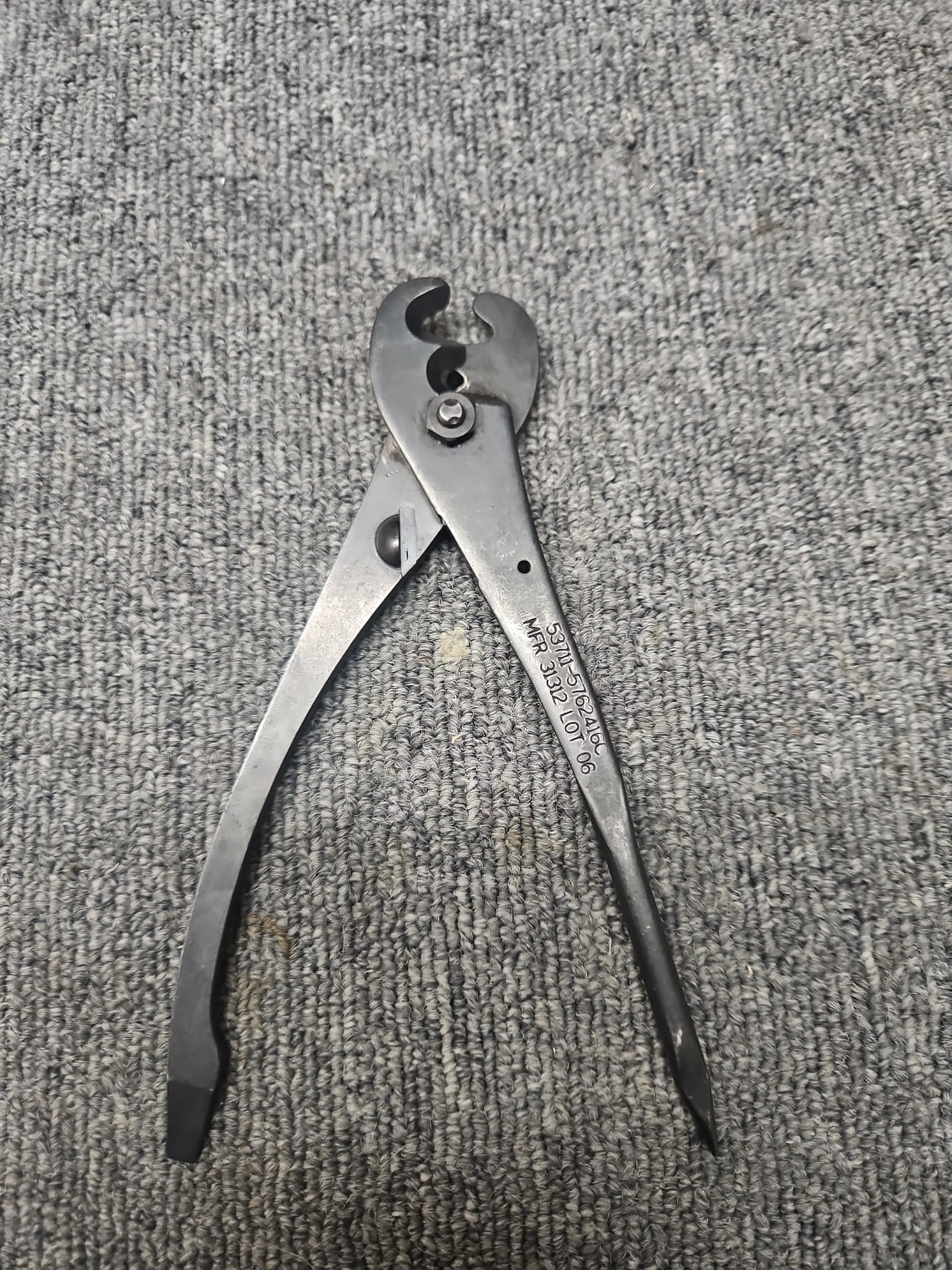 US Army Military Engineering Demo Blasting Cap Crimper Pliers Tool Free Shipping