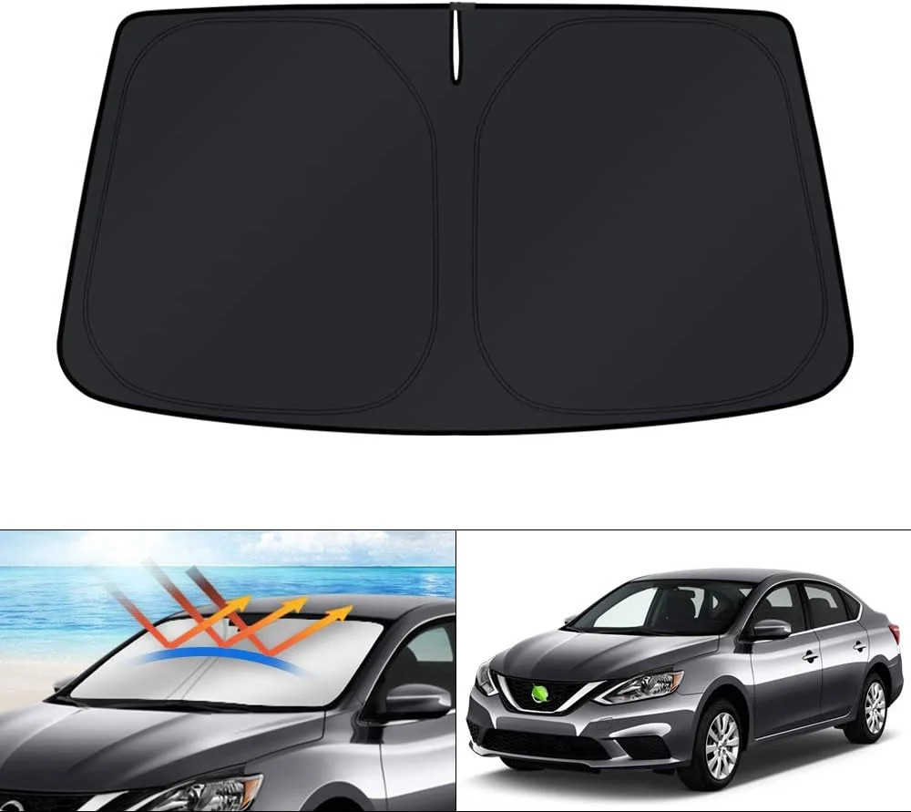KUST Windshield Sun Shade for Nissan Sentra Accessories 2013-2019 Window Shade S