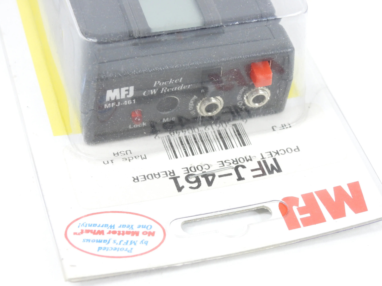 MFJ-461 Ham Radio Morse Code CW Pocket Reader (new)