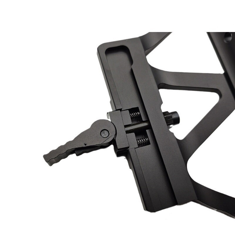 Hot Tactical Side Guide 20mm Rail Mount Elevated Diagonal Metal Sight Bracket