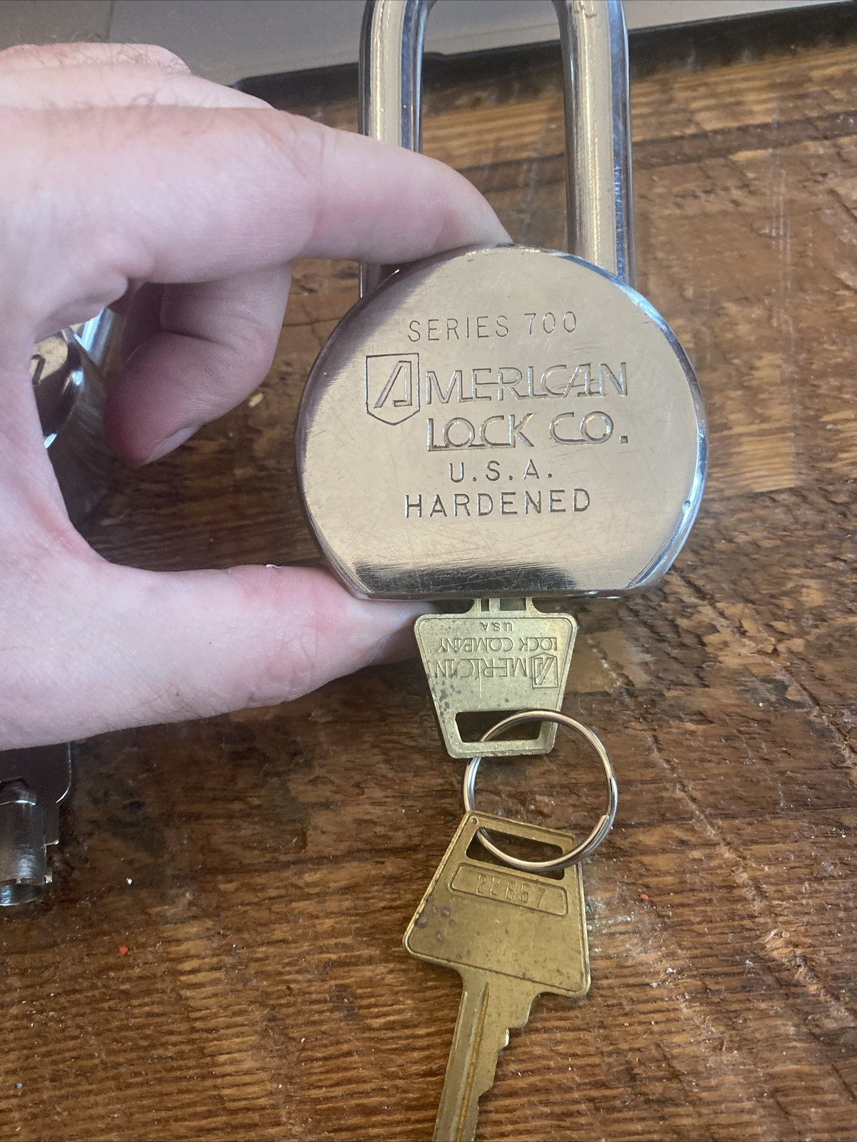 AMERICAN LOCK 700, 600, And WT-15 Lock Set.