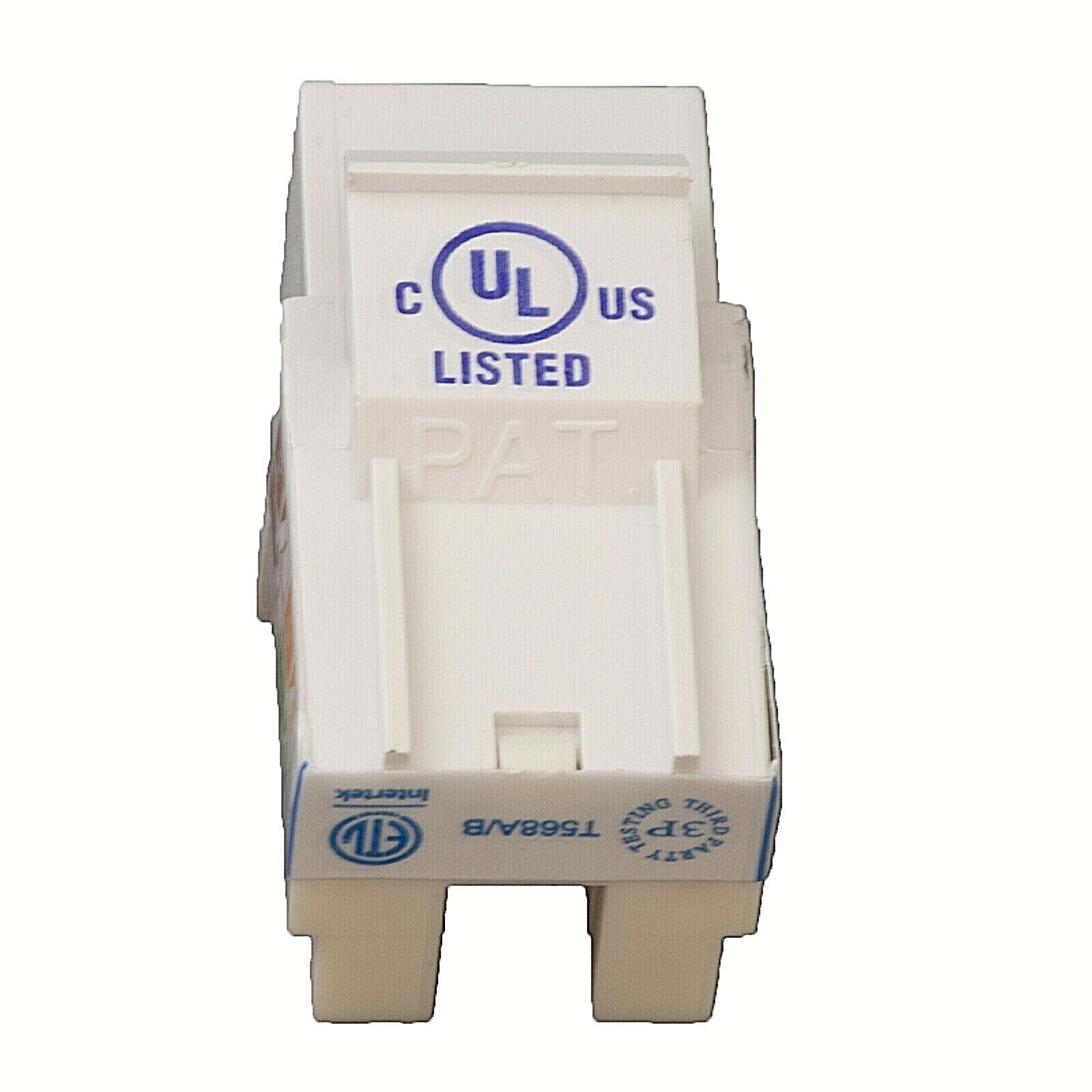 Cat6 Jack White UL Listed - 100 Pack