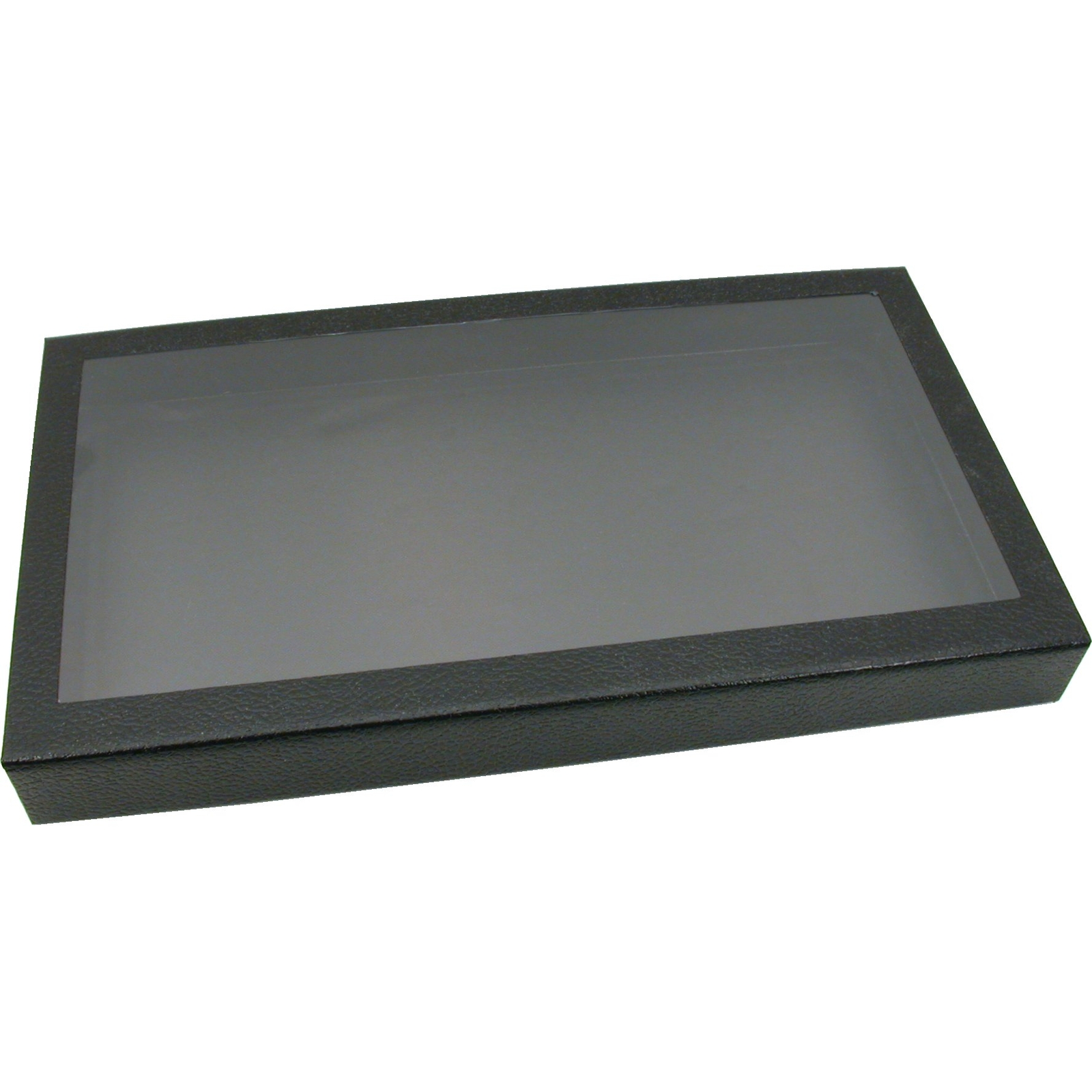 72 Ring Blue Jewelry Box Display Case Magnetic Lid